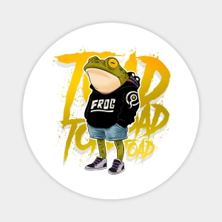 Toad frog cool Magnet